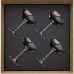 ANYTIME TRANSPARENT Coffret 4 coupes à Champagne 23 cl