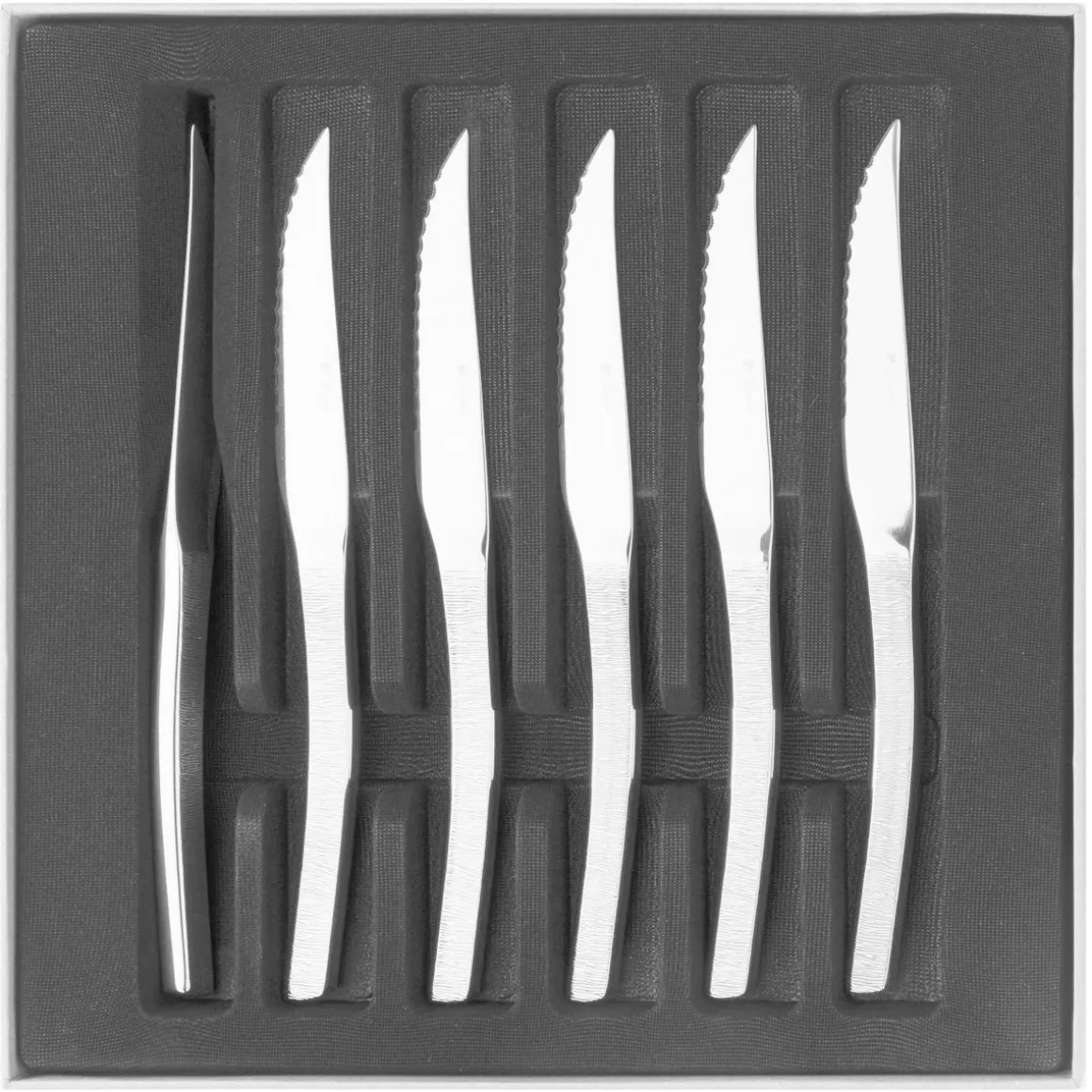 ASTREE CISELE MIROIR Coffret 6 couteaux à steak