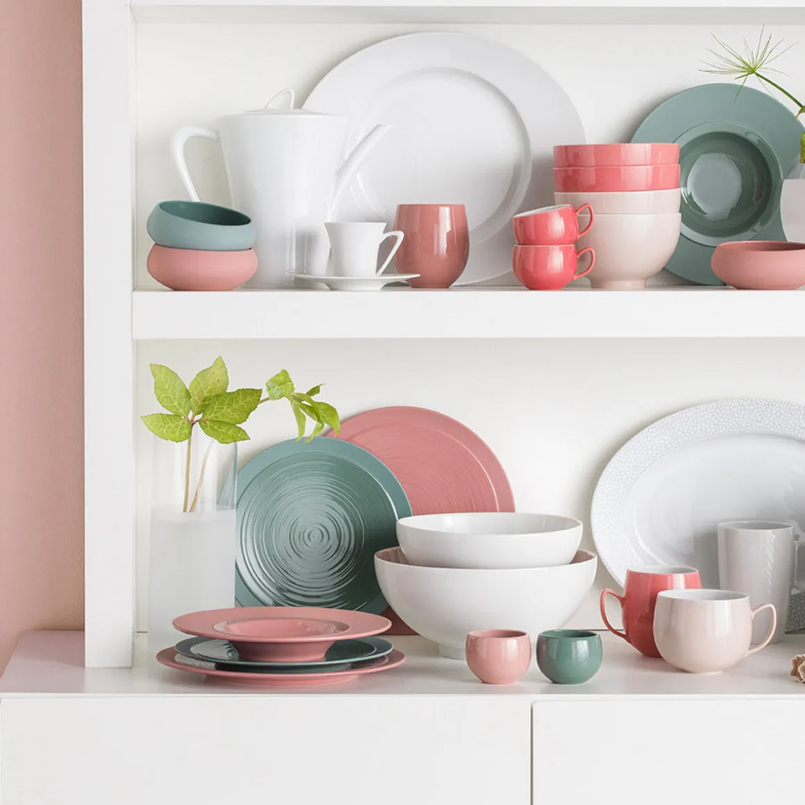 BAHIA ARGILE VERT Assiette gourmet grand bassin 26 cm