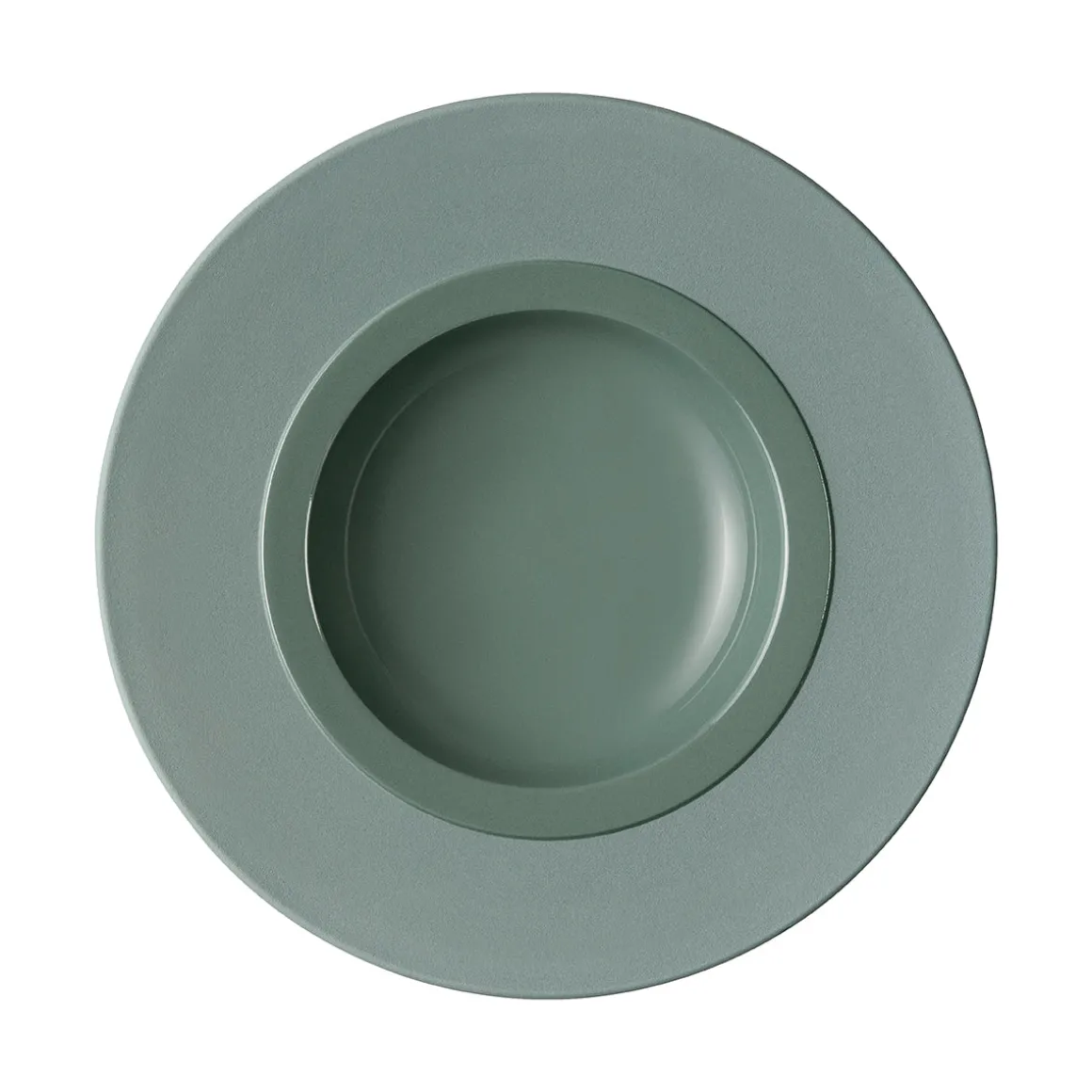 BAHIA ARGILE VERT Assiette gourmet grand bassin 26 cm