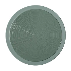 BAHIA ARGILE VERT Assiette de présentation 29 cm