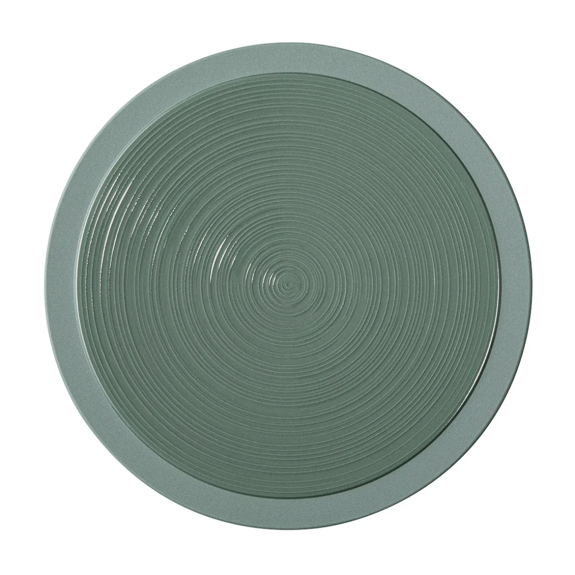 BAHIA ARGILE VERT Assiette de présentation 29 cm
