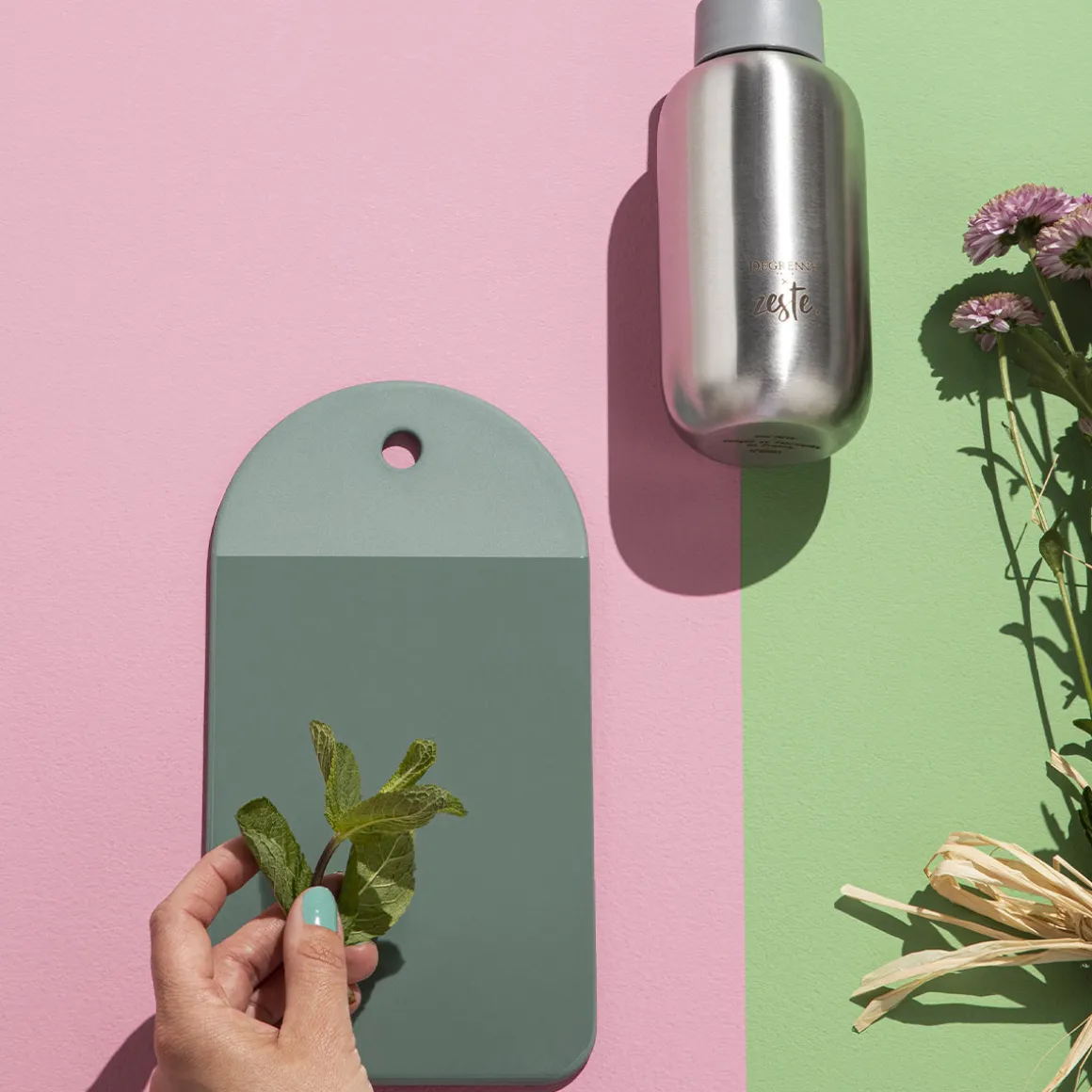 BAHIA ARGILE VERT Planche en grès 25 x 13,5 cm