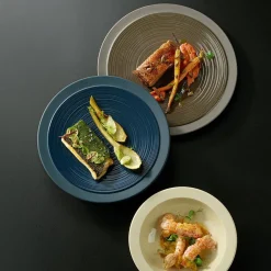 BAHIA BASALTE Assiette gourmet petit bassin 23 cm