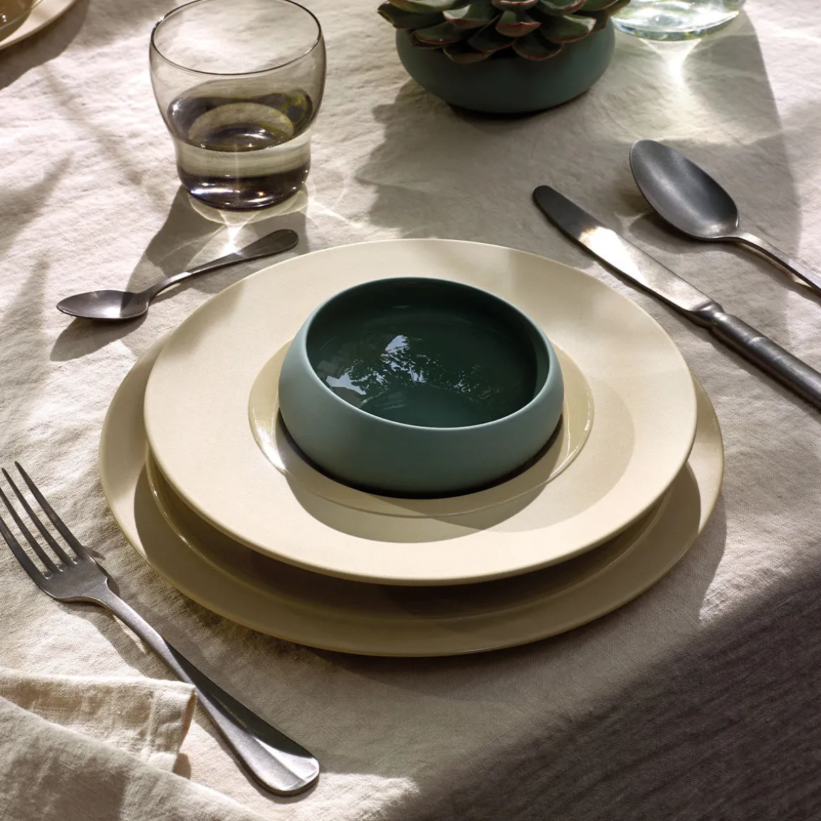 BAHIA DUNE Assiette gourmet petit bassin 23 cm