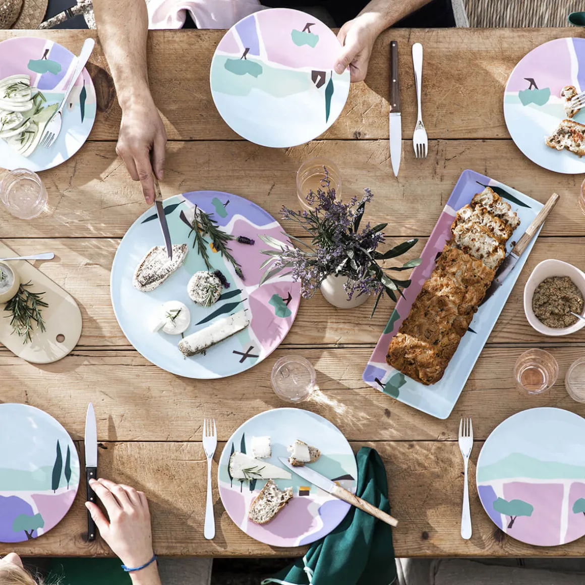 BAHIA DUNE Planche en grès 25 x 13,5 cm