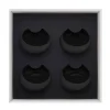 BAHIA ONYX Coffret 4 cocottes biseautées 30 cl