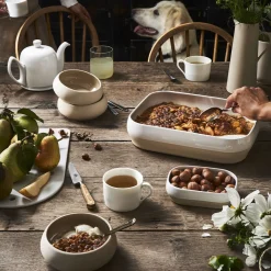 BAHIA PIERRE DE LUNE Planche en porcelaine 35 x 21 cm