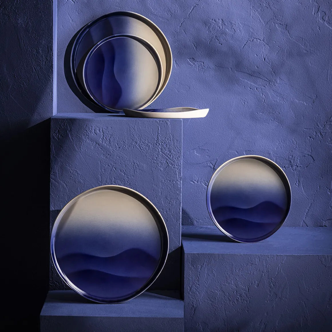 BRUME BLEU Assiette 26 cm