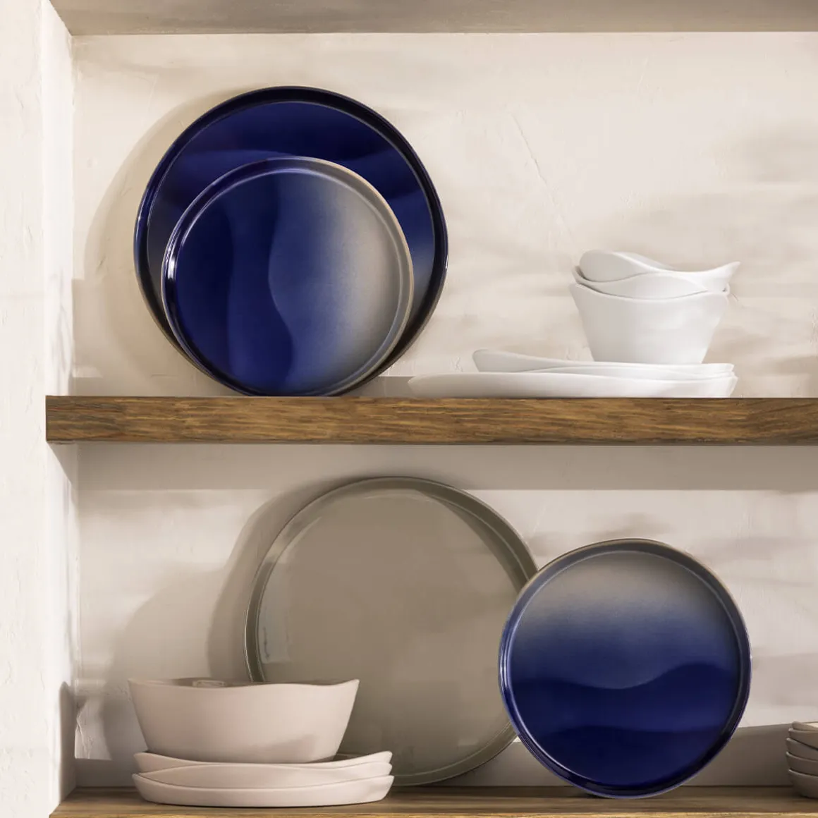 BRUME BLEU Assiette 26 cm