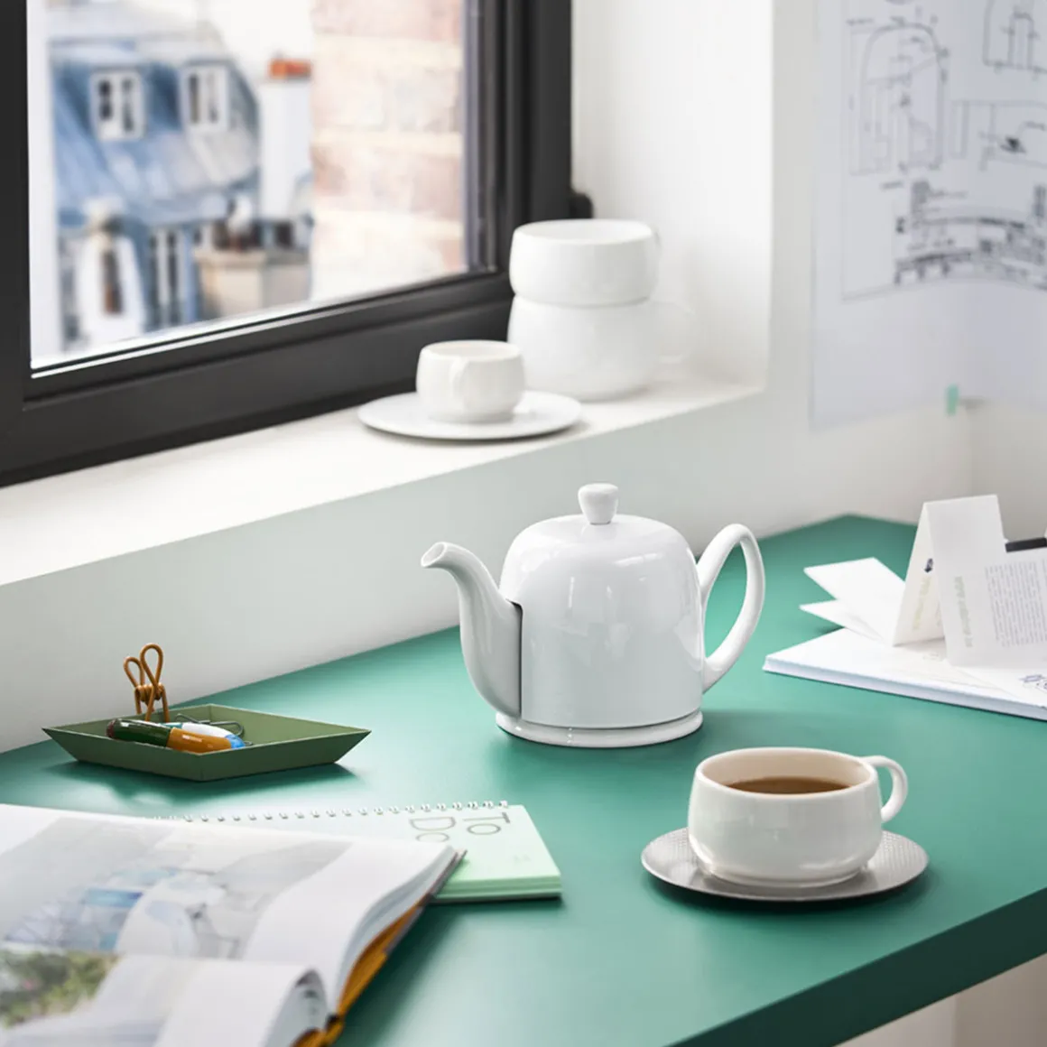 CAFETERIE EMPILEO BLANC Tasse à thé/café 25 cl