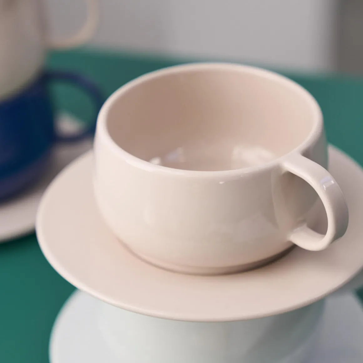 CAFETERIE EMPILEO ROSE NUDE Tasse à thé/café 25 cl