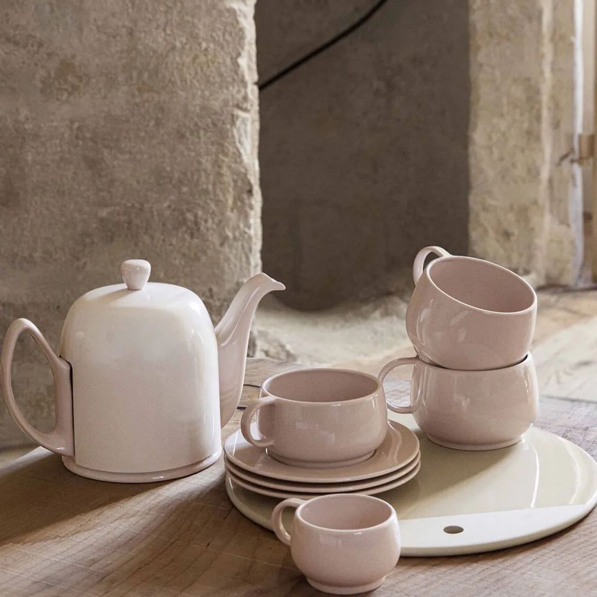 CAFETERIE EMPILEO ROSE NUDE Tasse à thé/café 25 cl