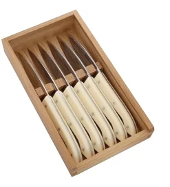 CAPUCIN TABLE IVOIRINE Coffret 6 couteaux à steak