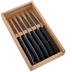 CAPUCIN TABLE NOIR Coffret 6 couteaux à steak