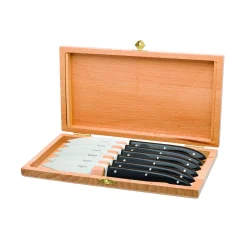 CAPUCIN TABLE NOIR Coffret 6 couteaux à steak