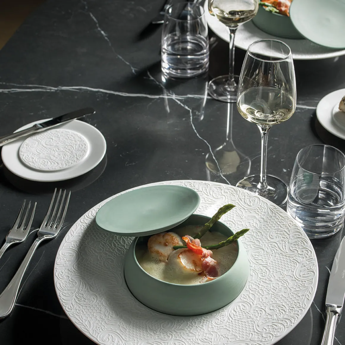 COLLECTION L COUTURE Assiette gourmet grand bassin 30 cm