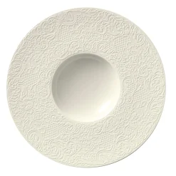 COLLECTION L COUTURE IVOIRE Assiette gourmet petit bassin 28 cm