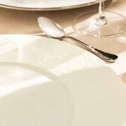 COLLECTION L COUTURE IVOIRE Assiette gourmet petit bassin 28 cm