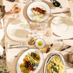 COLLECTION L COUTURE IVOIRE Assiette à dessert 24 cm