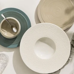 COLLECTION L COUTURE IVOIRE Assiette 28 cm