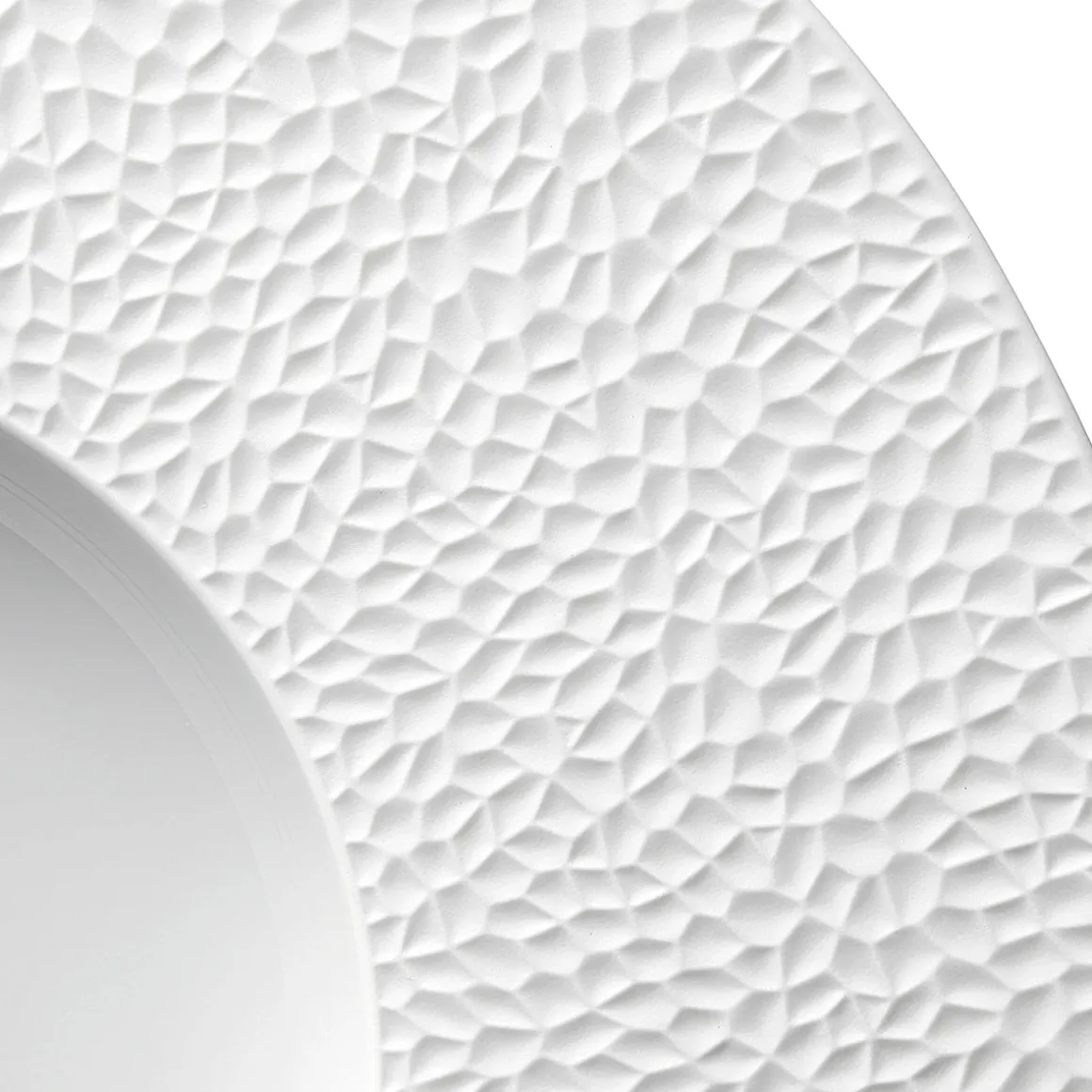 COLLECTION L FRAGMENTS BLANC Assiette gourmet grand bassin 30 cm