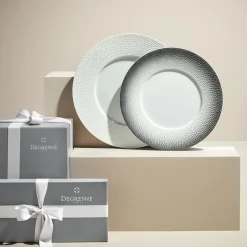 COLLECTION L FRAGMENTS NOIR Assiette à dessert 24cm