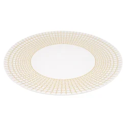 COURONNE DORE Assiette de présentation 32 cm
