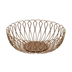 CRUZ FINITION CUIVRE Corbeille 21 cm