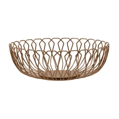 CRUZ FINITION CUIVRE Corbeille 21 cm