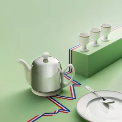 DEGRENNE ELYSEE Coffret coquetier et sa cuillère République française