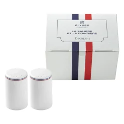DEGRENNE ELYSEE Coffret salière et poivrière République française