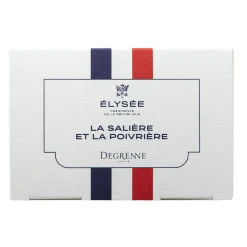 DEGRENNE ELYSEE Coffret salière et poivrière République française
