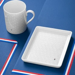 DEGRENNE ELYSEE Mini plat république française 16 x 12 cm