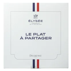 DEGRENNE ELYSEE Plat à tarte République française 31,5 cm