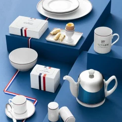 DEGRENNE ELYSEE Théière 4 tasses cloche miroir République française