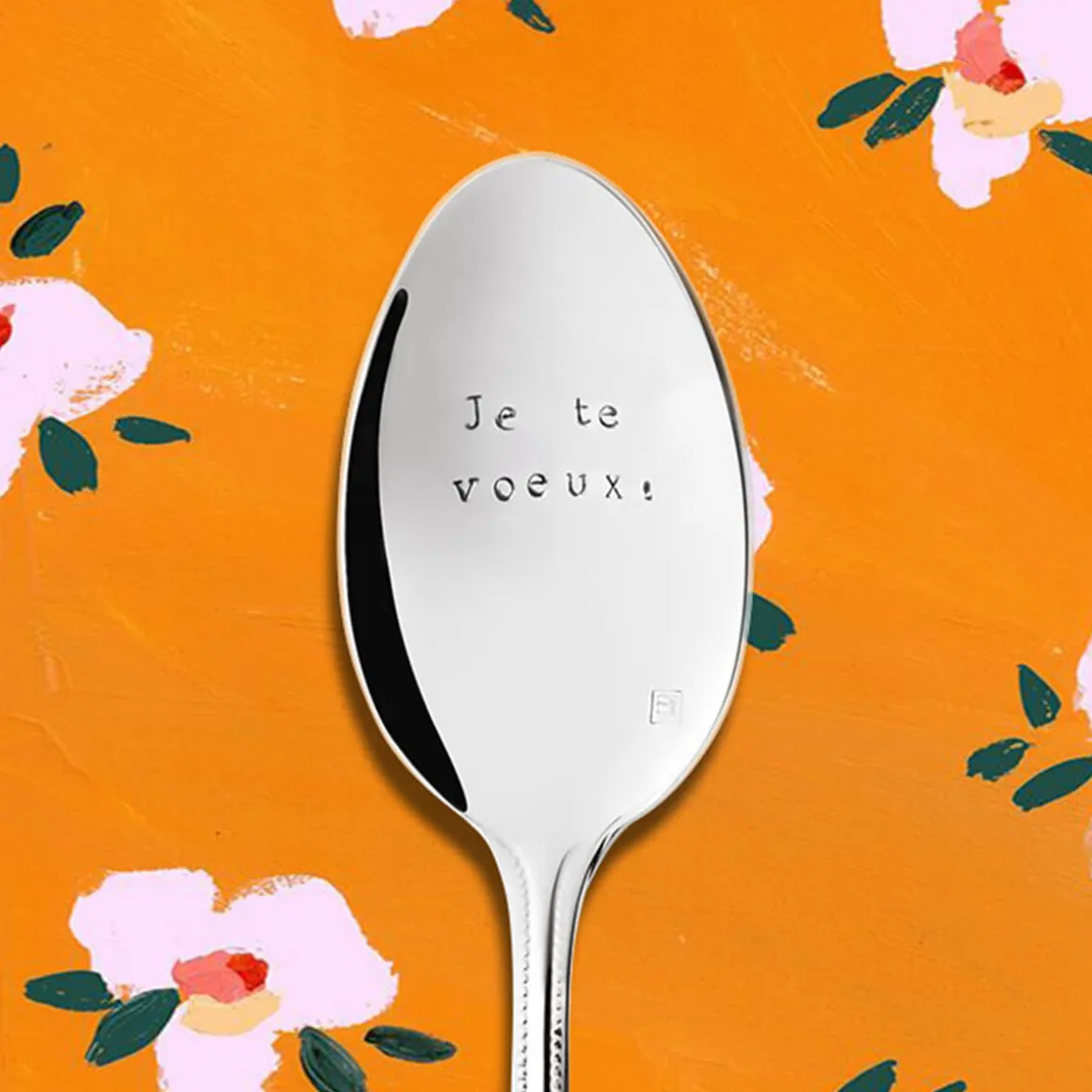 DEGRENNE X MONNETTE Cuillère à dessert - Je te voeux !