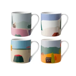 DESTINATION Coffret 4 mugs 30 cl