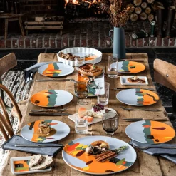 DESTINATION FORET Coffret 6 assiettes 23 cm