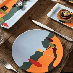 DESTINATION FORET Coffret 6 assiettes 23 cm