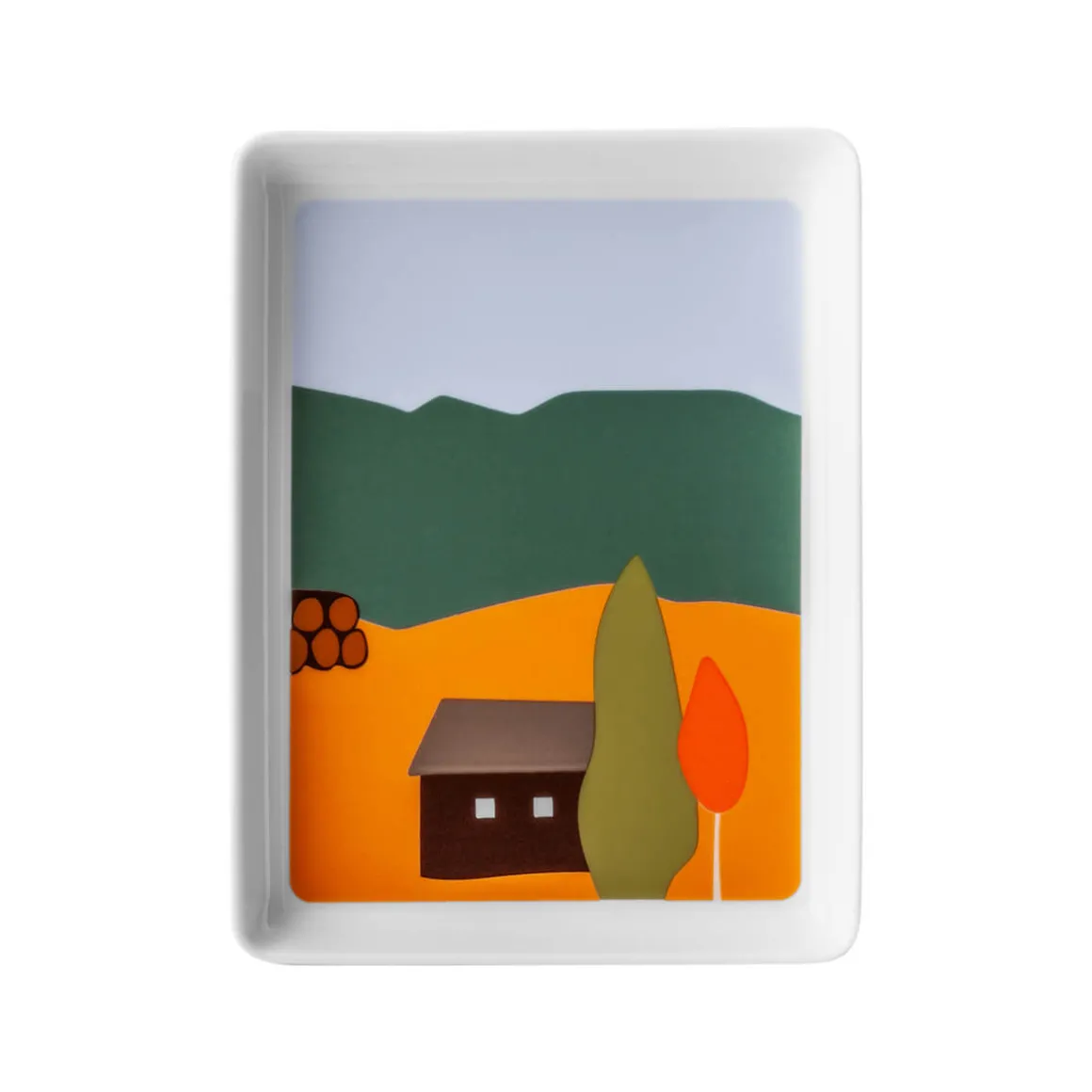 DESTINATION FORET Coffret 3 mini plats 16 x 12 cm