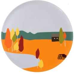 DESTINATION FORET Plat à tarte 32 cm