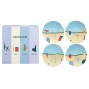 DESTINATION MER Coffret 4 assiettes 23 cm