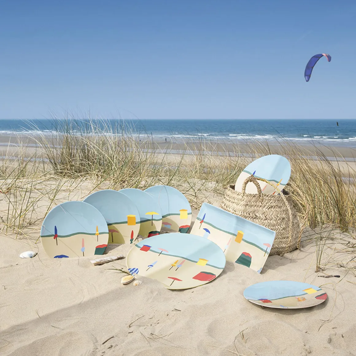 DESTINATION MER Coffret 3 mini plats 16 x 12 cm