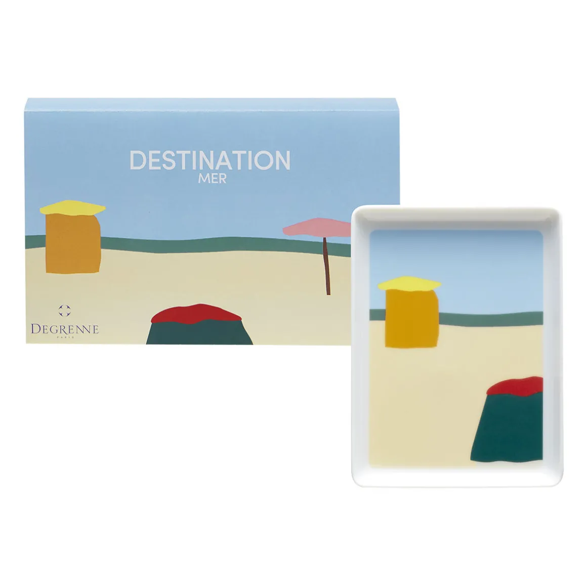 DESTINATION MER Mini plat 16 x 12 cm