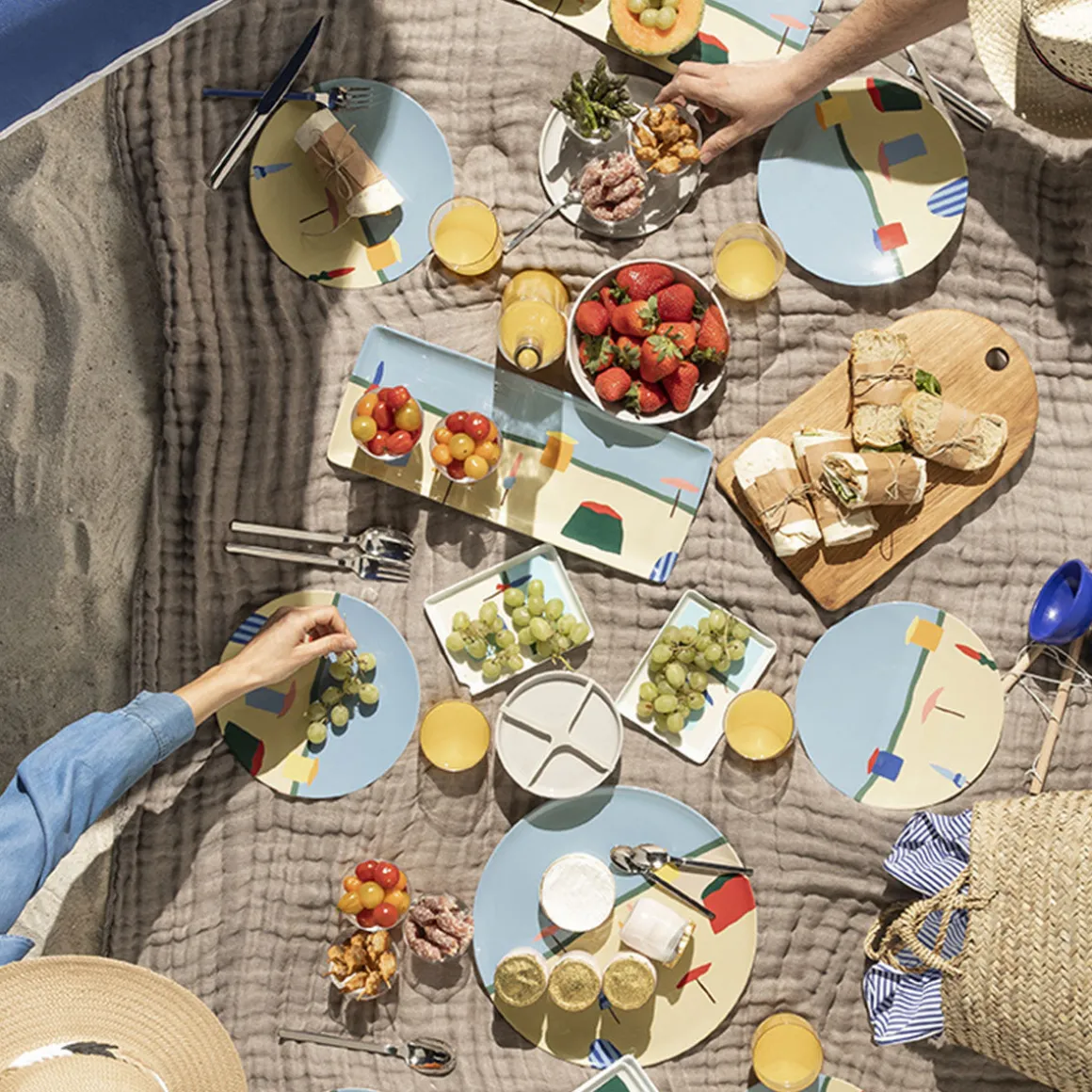 DESTINATION MER Plat à tarte 32 cm