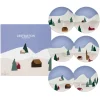 DESTINATION MONTAGNE Coffret 6 assiettes 23 cm