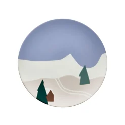 DESTINATION MONTAGNE Coffret 6 assiettes 23 cm