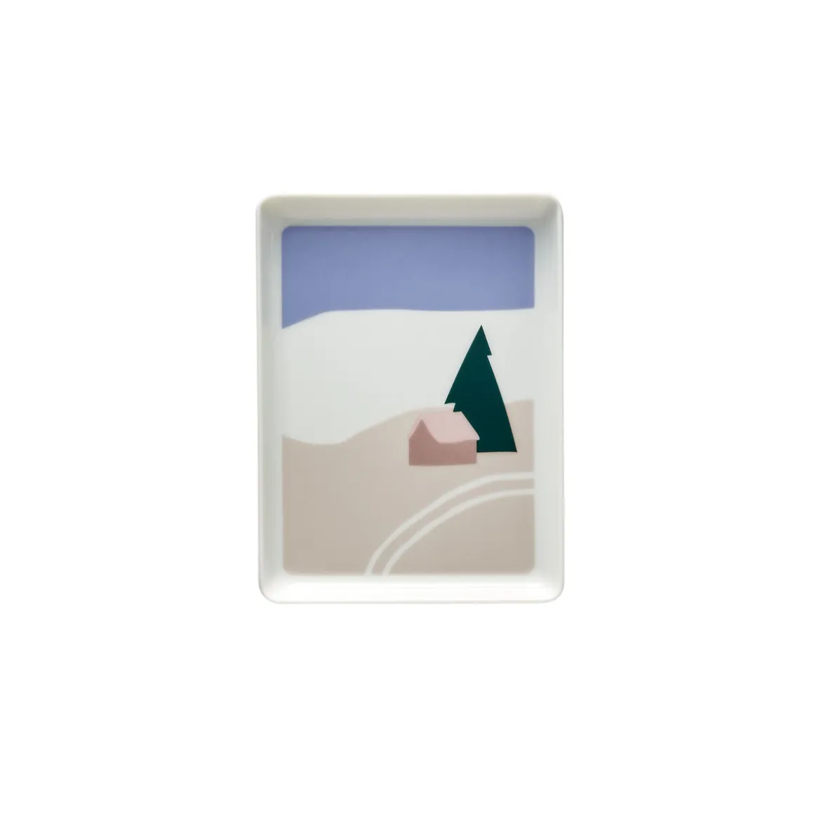 DESTINATION MONTAGNE Mini plat 16 x 12 cm