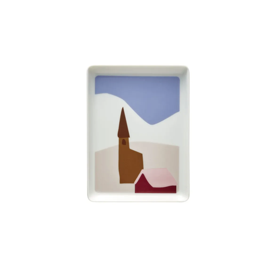 DESTINATION MONTAGNE Mini plat 16 x 12 cm